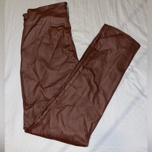 Brown Leather Pants